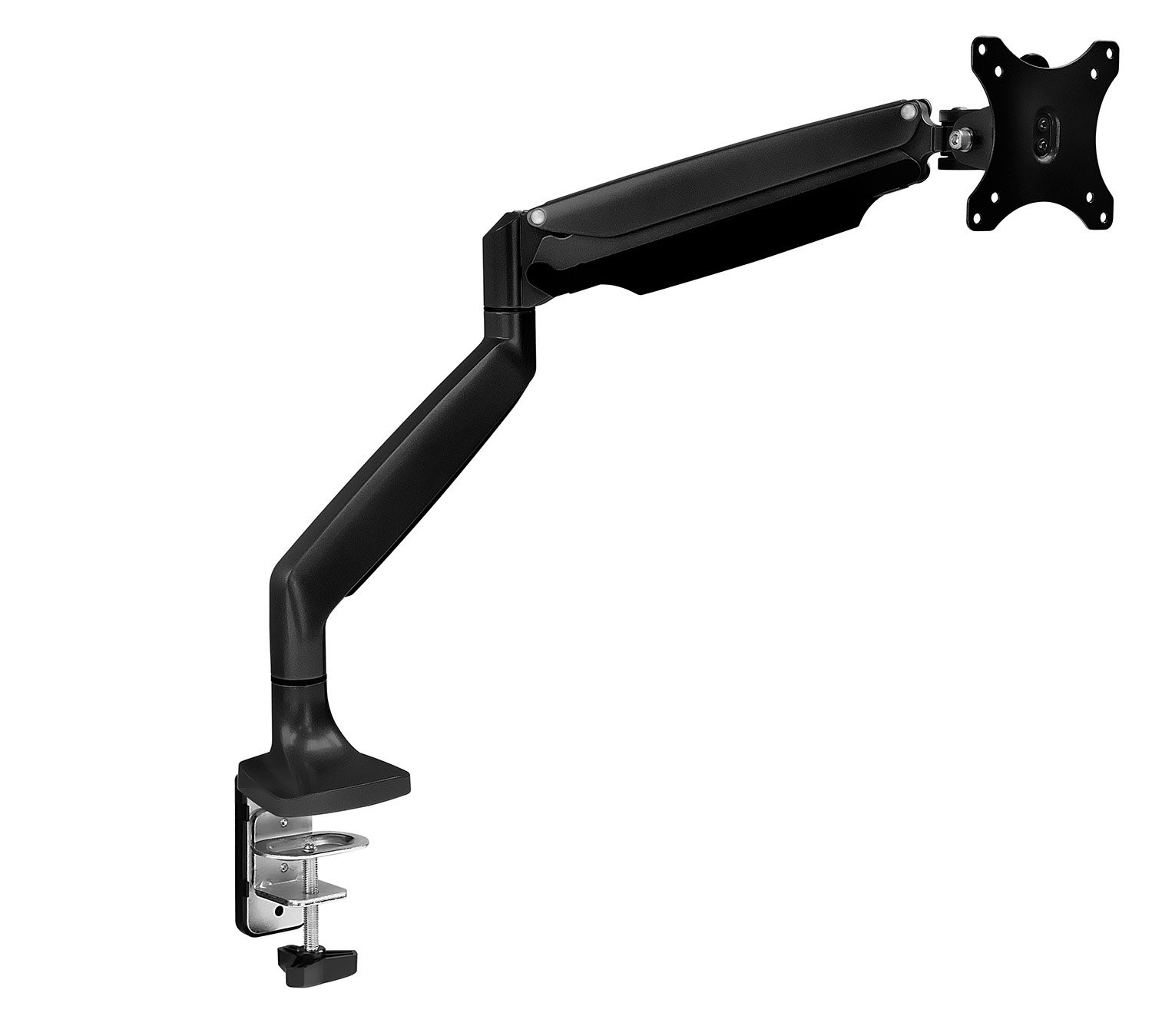 Mount-It Single Monitor Arm Desk Mount with Gas Spring, Height Adjustable Mo...