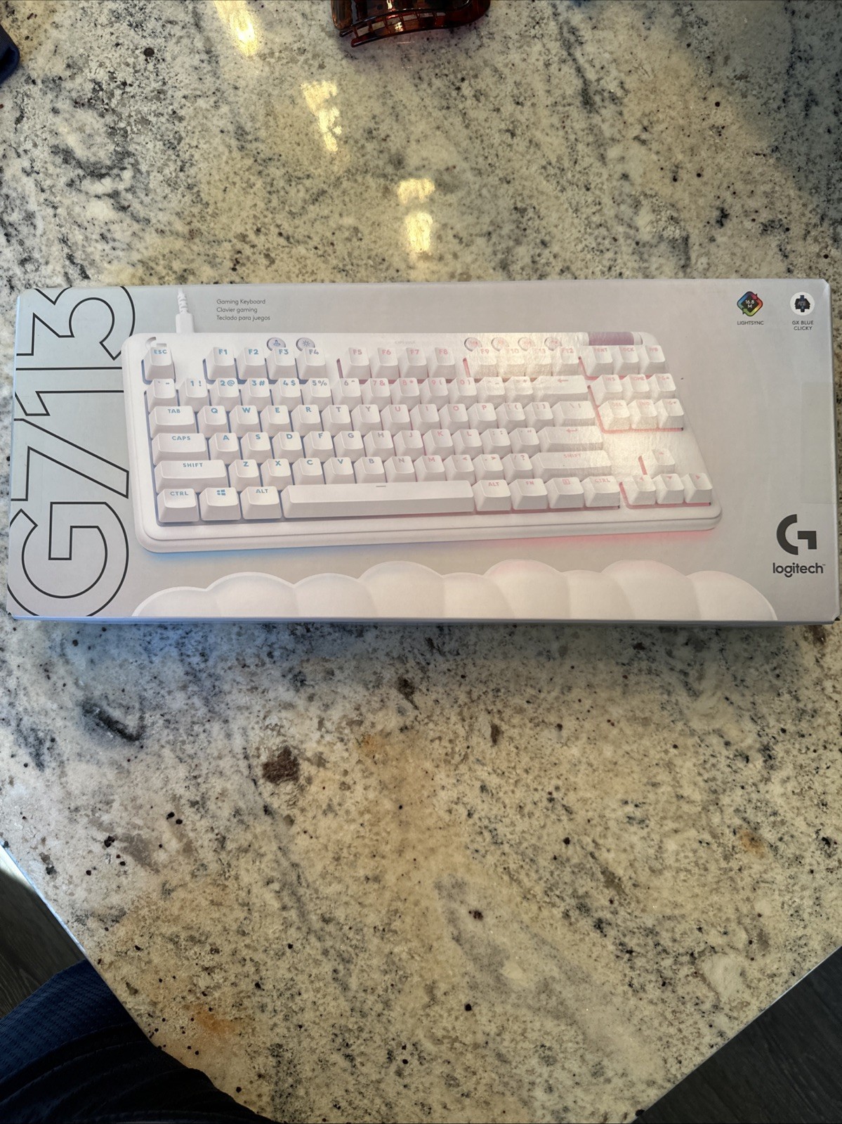 Logitech G713 Wired Mechanical Gaming Keyboard with RGB Lighting, Clicky
