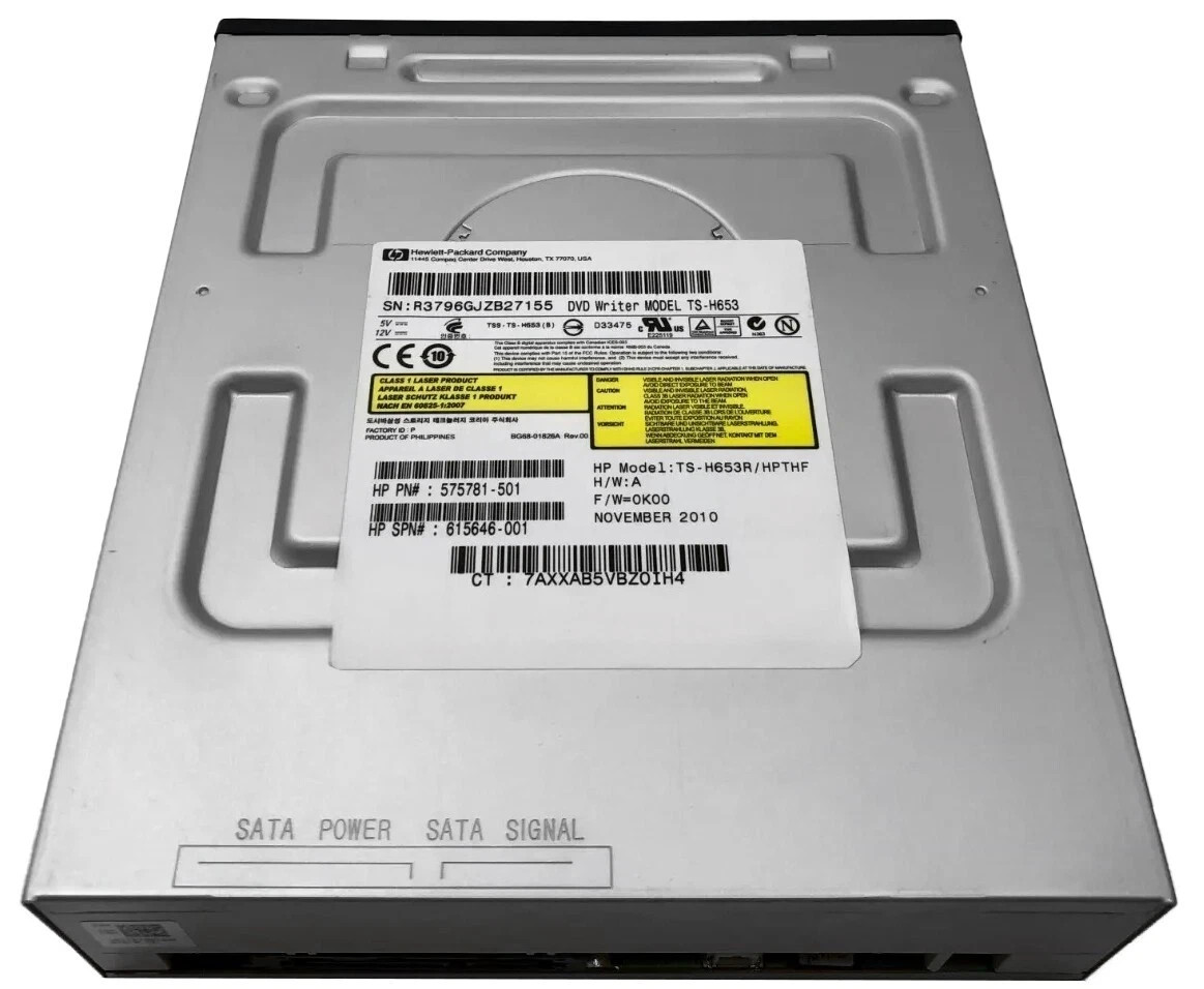HP LightScribe Multirecorder DVD Drive Writer TS-H653R/HPTHF 575781-501 - Tested
