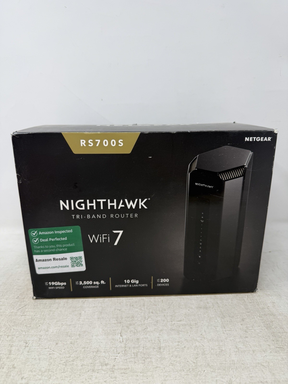 NETGEAR Nighthawk WiFi 7 Router (RS700S) BE19000 19Gbps Wireless Speed-
