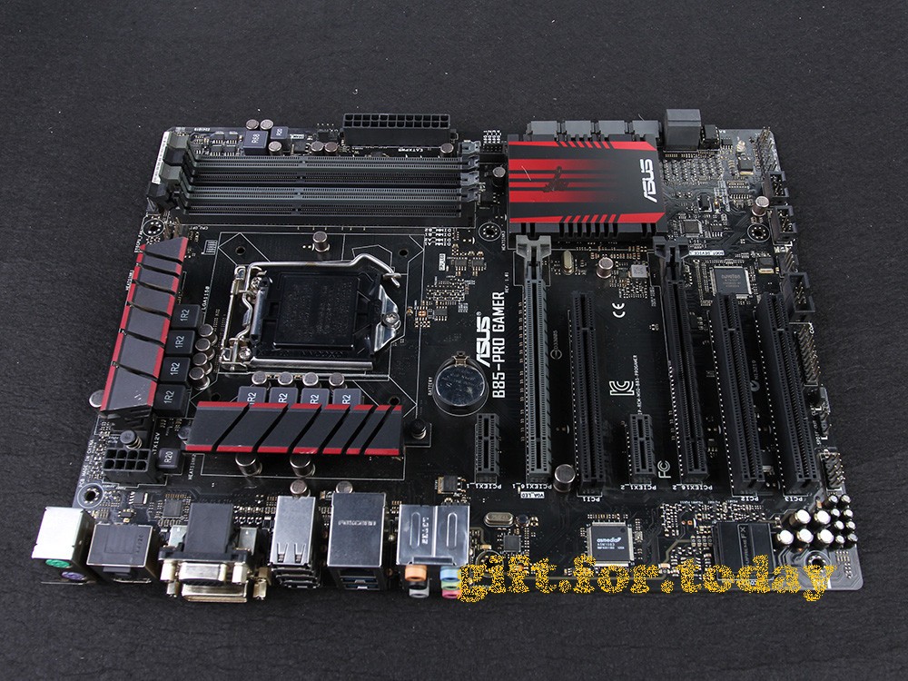 ASUS B85-PRO GAMER LGA 1150 Intel B85 DVI HDMI USB 3.0 4K Motherboard With I/O
