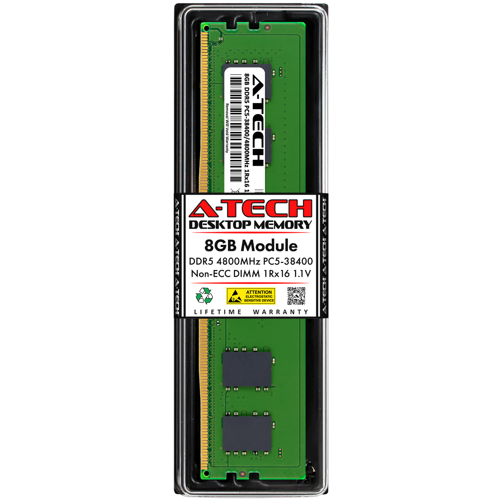 8GB DDR5 PC5-38400 DIMM (Replacement for Micron MTC4C10163S1UC48BA1) Memory RAM