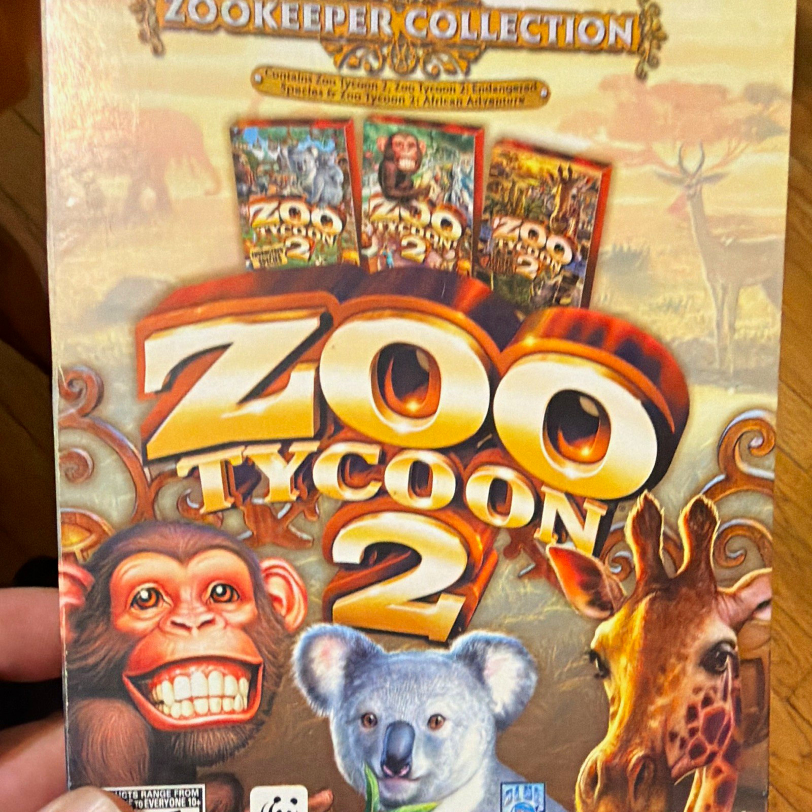 Microsoft Zoo Tycoon 2 Zookeeper Collection PC CD Windows + Extinct Animals