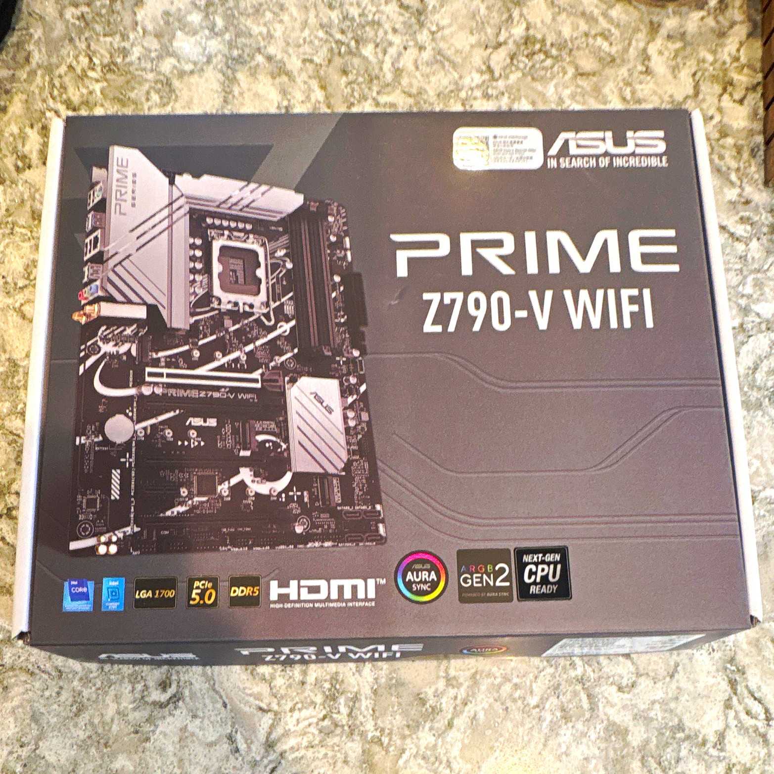 ASUS Prime Z790-V WiFi ATX Intel LGA1700 DDR5 PCIe 5.0 Gaming