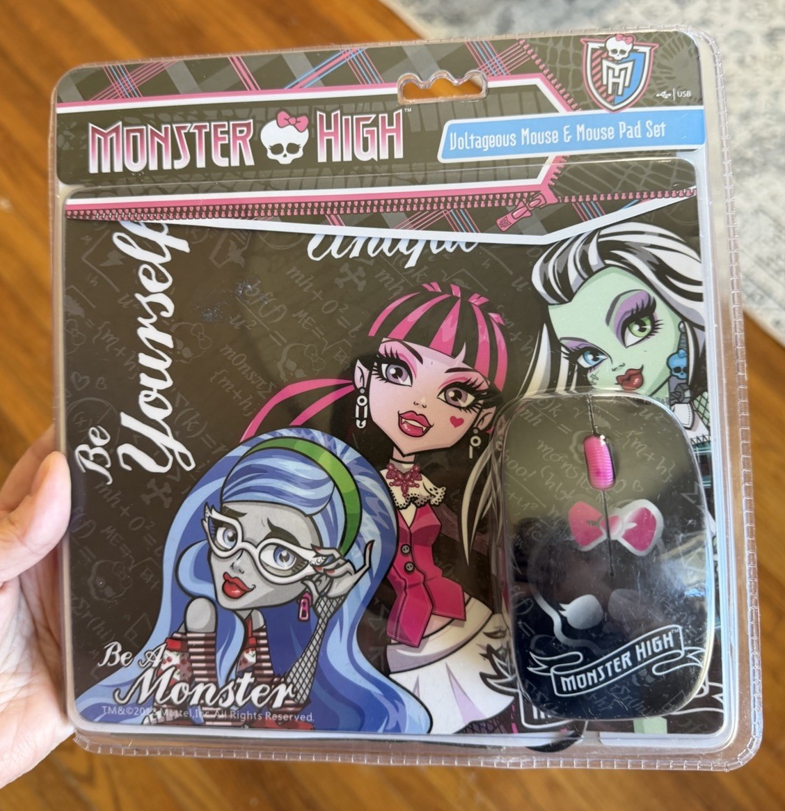 2013 Mattel Monster High Mouse And Mouse Pad Set New