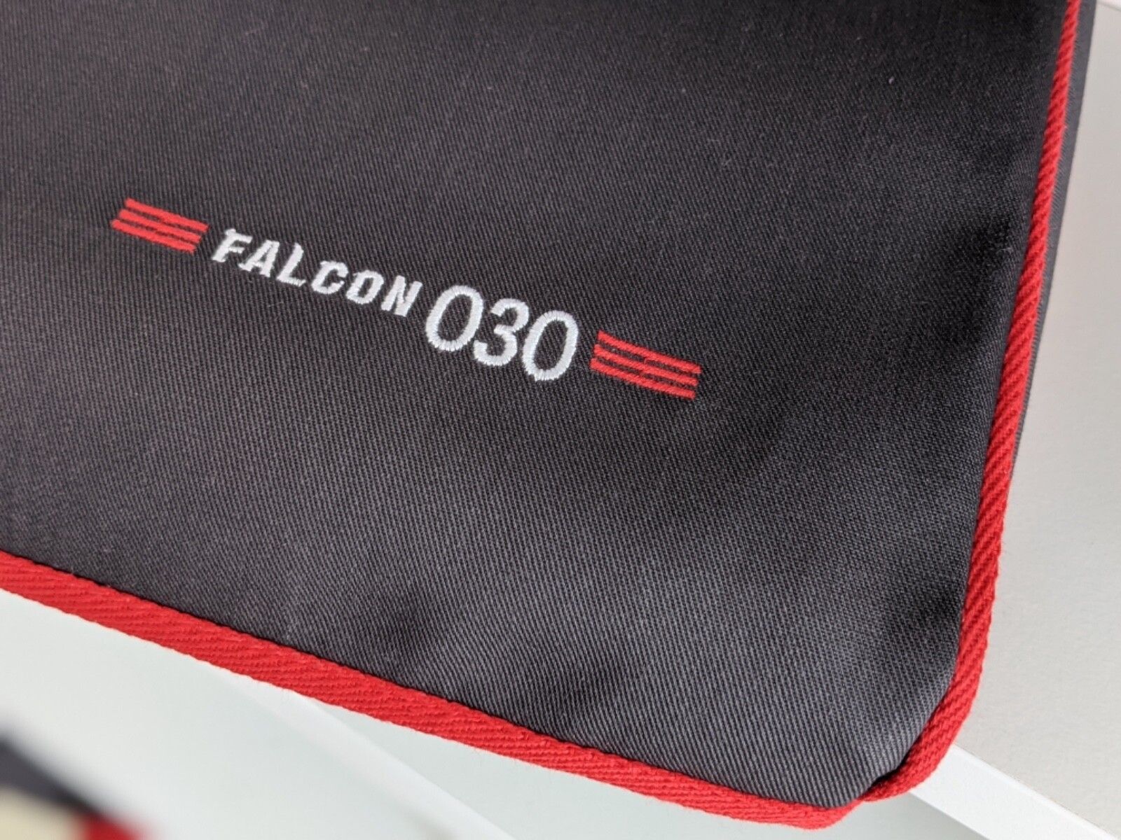 ATARI FALCON -  Dust cover- Graphite grey cotton canvas - embroidered 