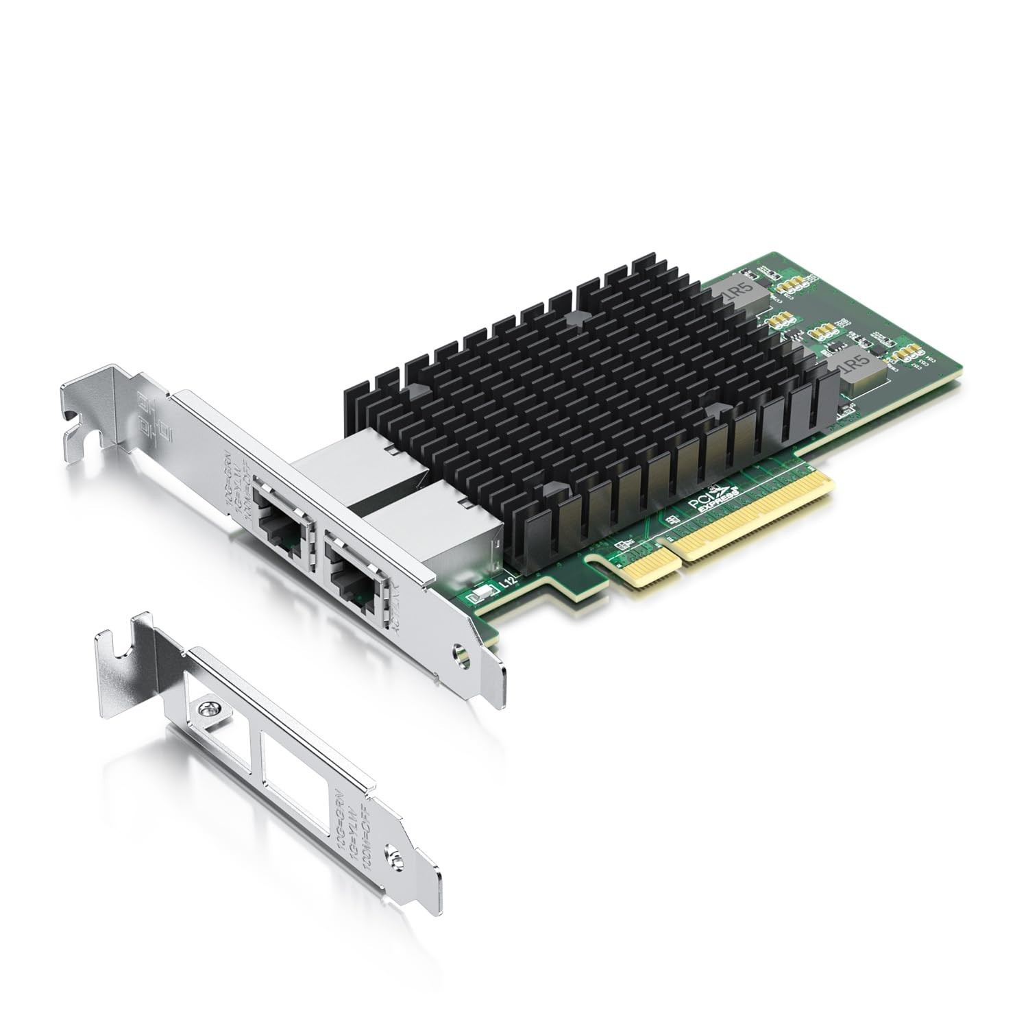 10Gb PCIe Network Card NIC, Dual RJ45 Ports, 10G Ethernet Adapter for Windows/Li