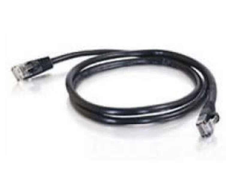 QUIKTRON (LEGRAND) Value Series™ Cat 5e Booted Patch Cord, 7 ft., Black