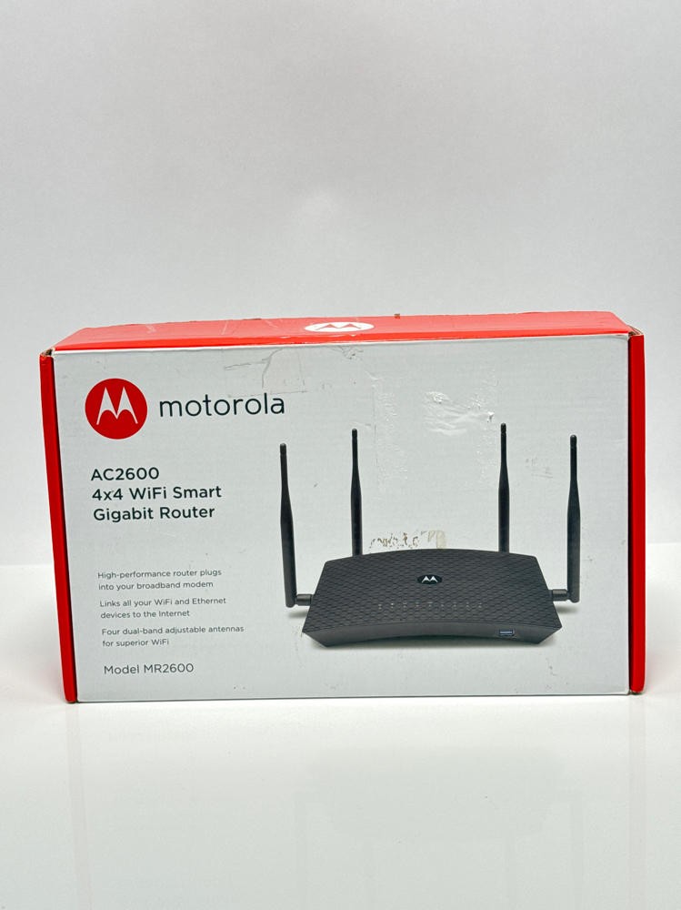 Motorola MR2600 Smart WiFi Router Dual Band Gigabit Range Boost AC2600