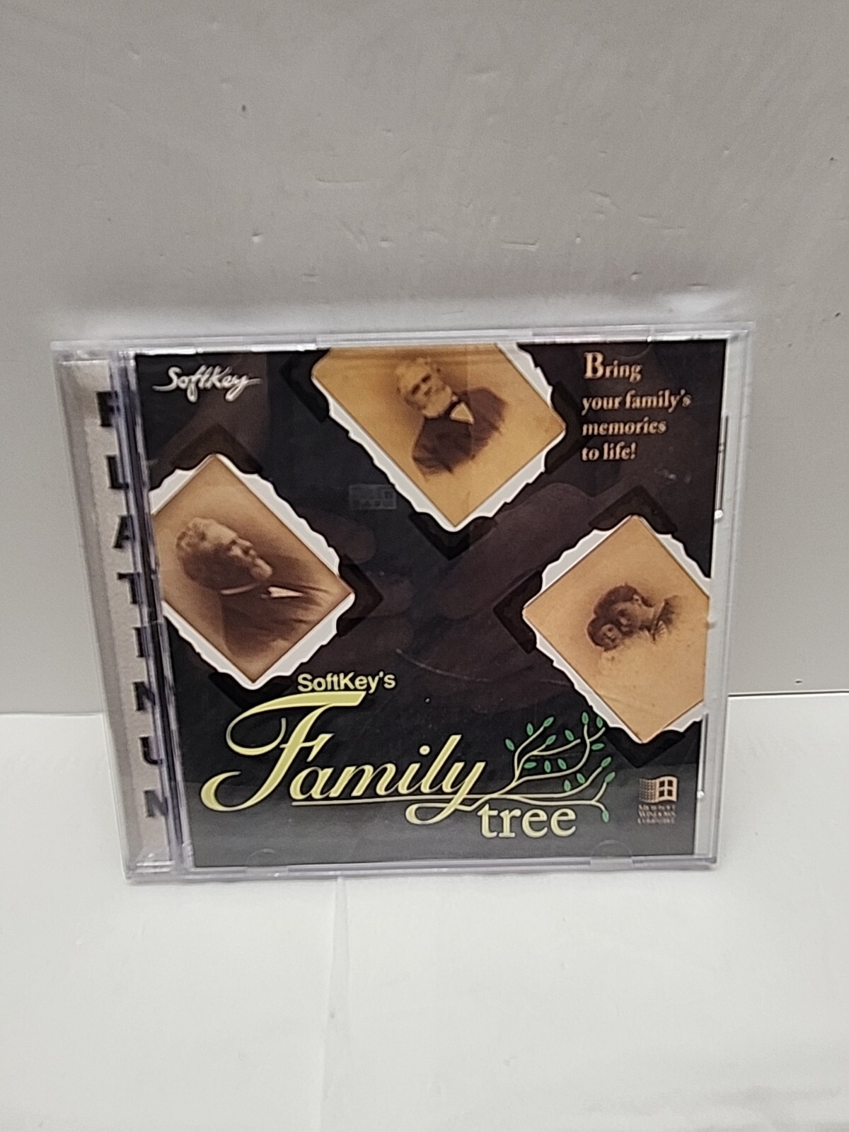 Softkey Family Tree (PC CD Rom, 1996) WIndows 3.1