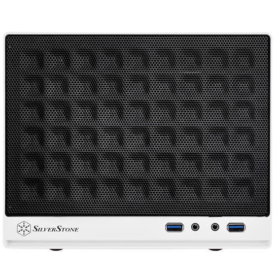Silverstone SG13WB (black&white, mesh front panel)) Mini-DTX/Mini-ITX SFF Case