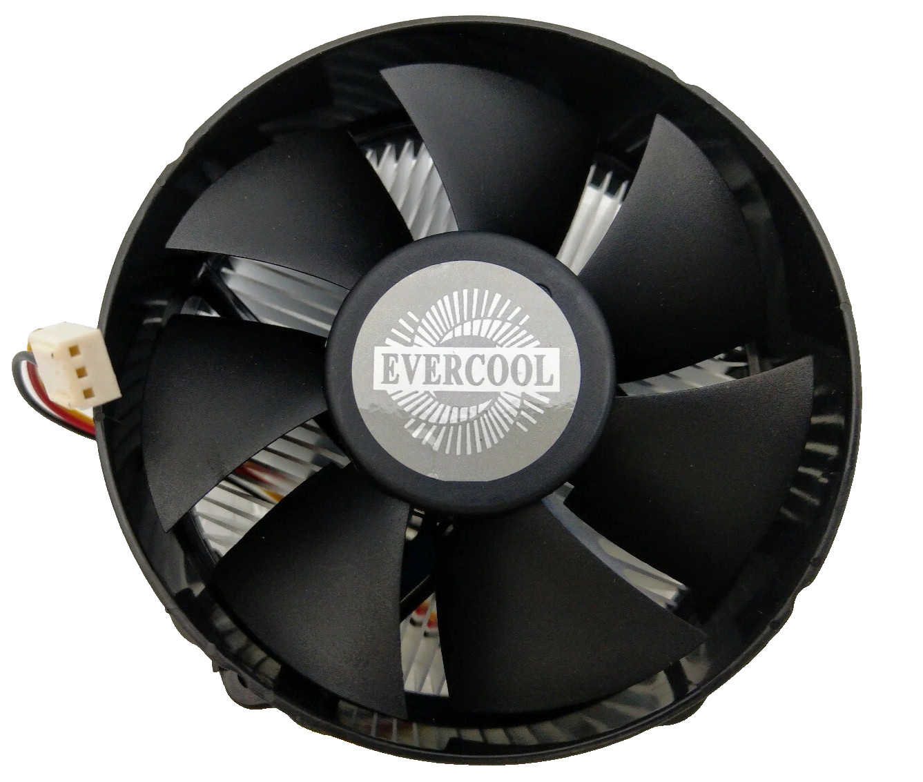 NEW Evercool Tool Free Cooling Fan: Intel PC Socket LGA775 3pin 95mm CPU Cooler