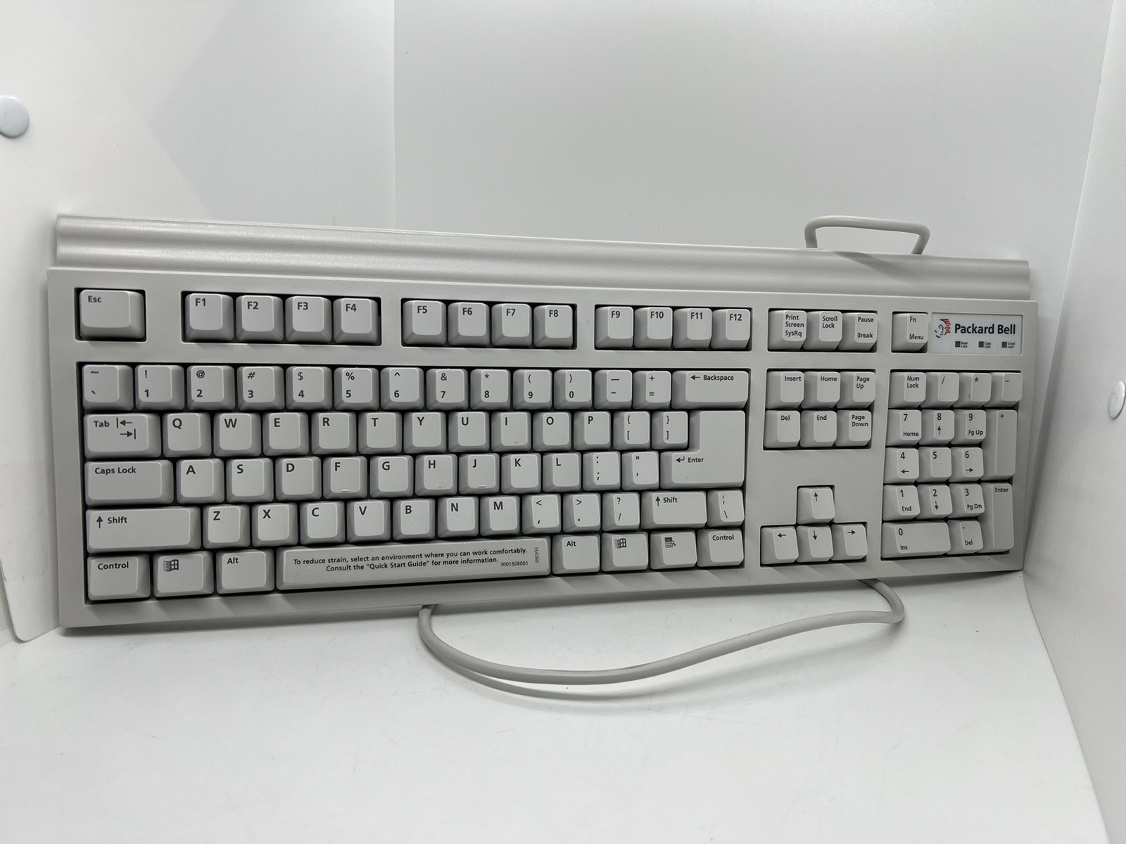 Vintage Packard Bell Computer Keyboard - Model 5131C - Very Clean