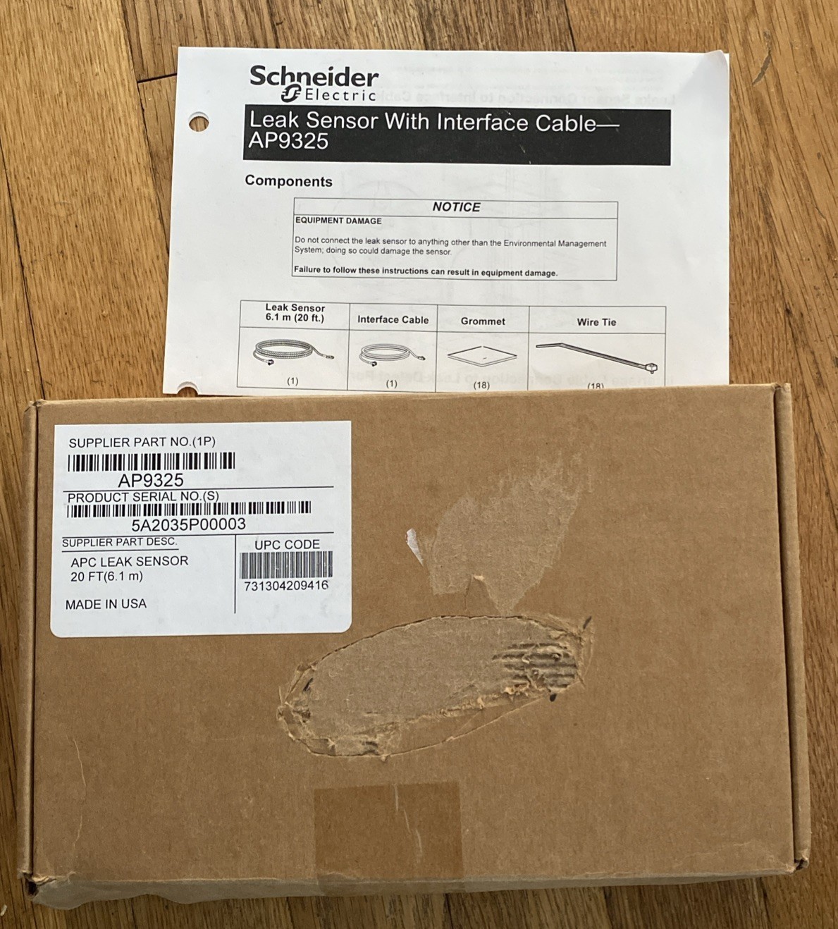 SCHNEIDER ELECTRIC AP9325 / AP9325 