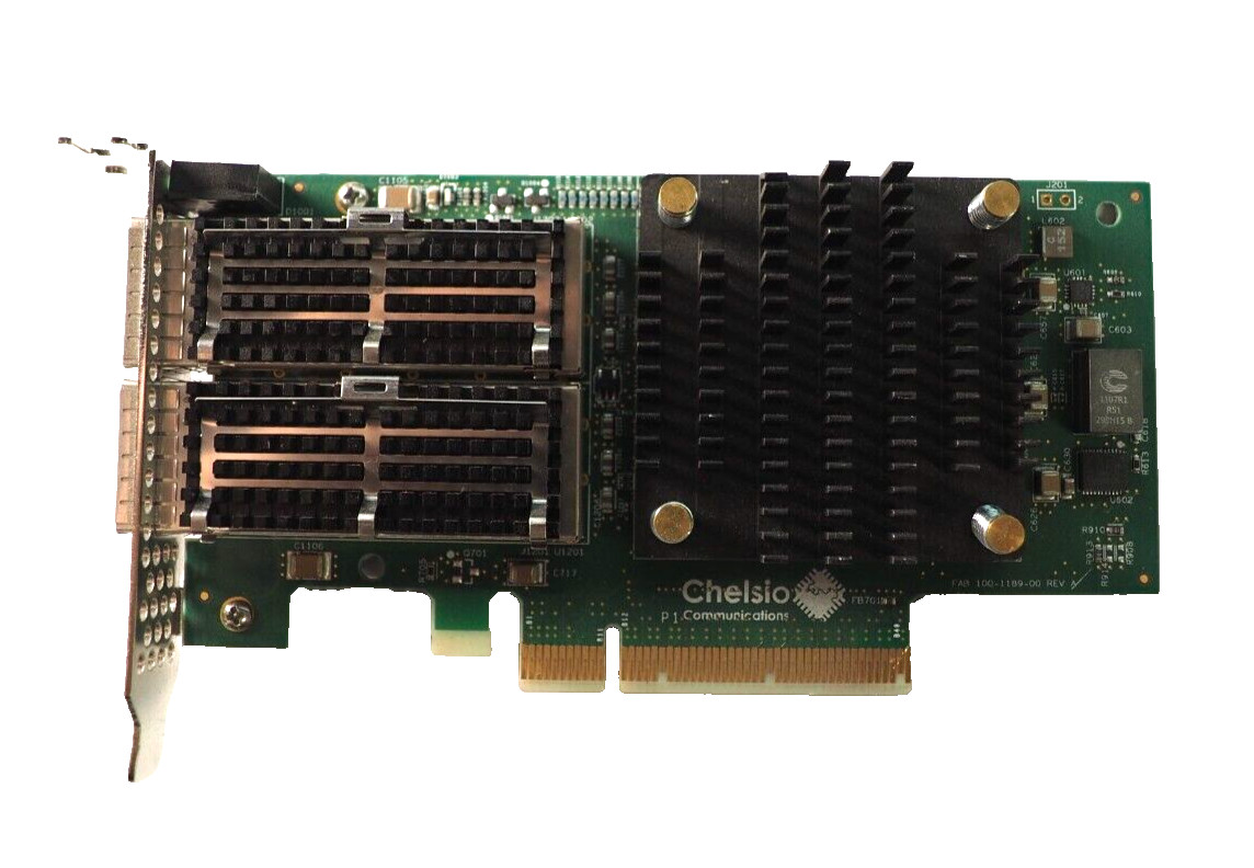 Chelsio MSIP-REM-CC2-T580-SO-CR 2-port QSFP Network Interface Card 110-1189-50