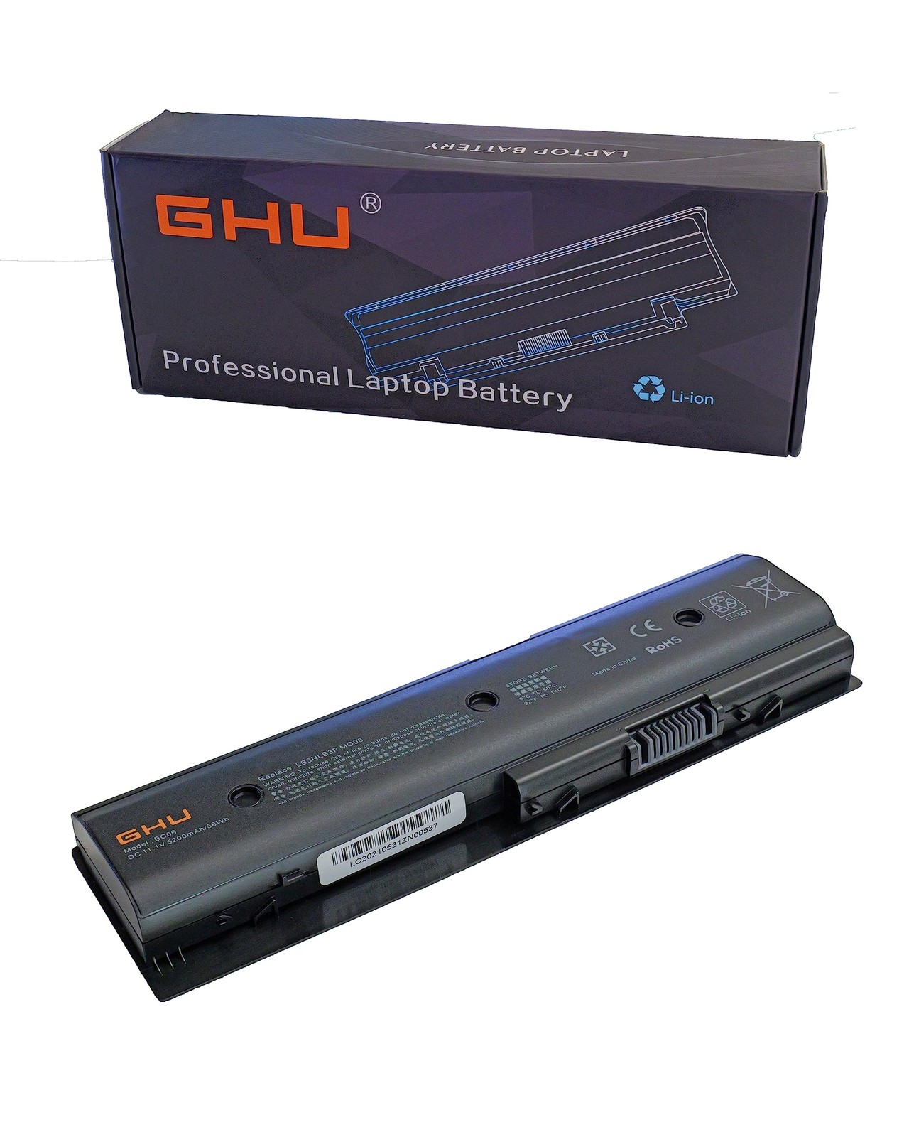 GHU MO06 58Wh Battery for HP Notebook HSTNN-YB3N Li-ion