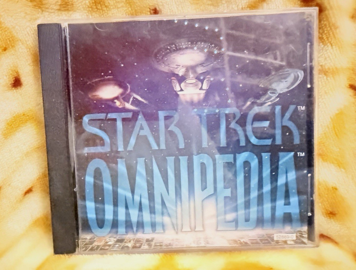 Simon & Schuster Interactive Star Trek Omnipedia Encyclopedia CD-ROM Windows