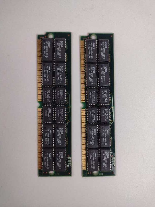 2 x Okidata MSC23136B-70BS12 Ram Module 1M x 36 Fast Page DRAM