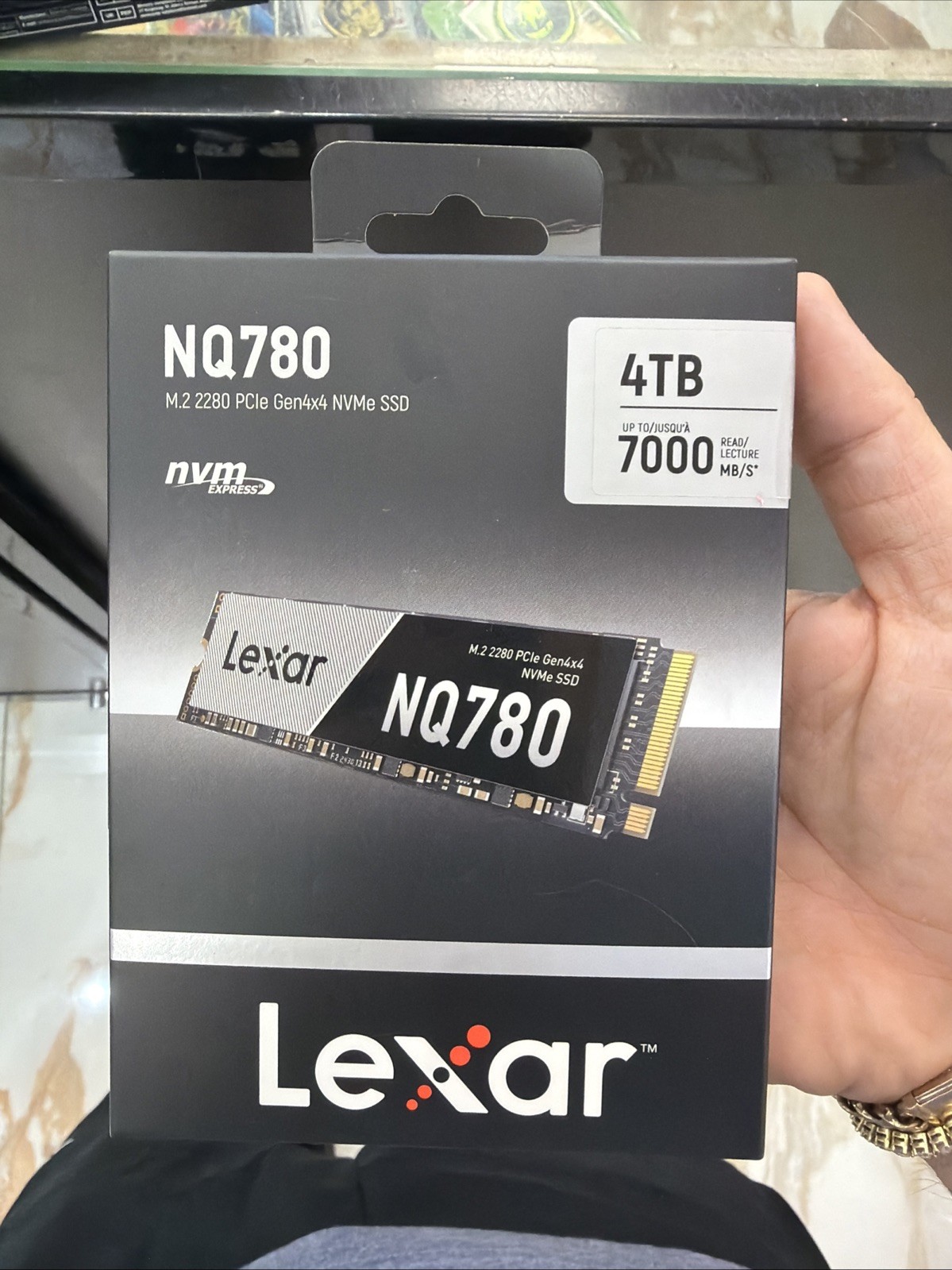 Lexar NQ780 4TB PCIe Gen 4x4 NVMe M.2 Internal SSD Brand New Sealed