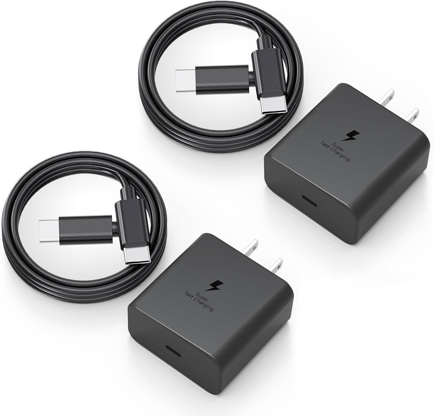 45W Fast Charger For Galaxy S10+/ S10/ S10e/ S10 5G/ S9/ S9+/ S8/ S8+/ S8 Active