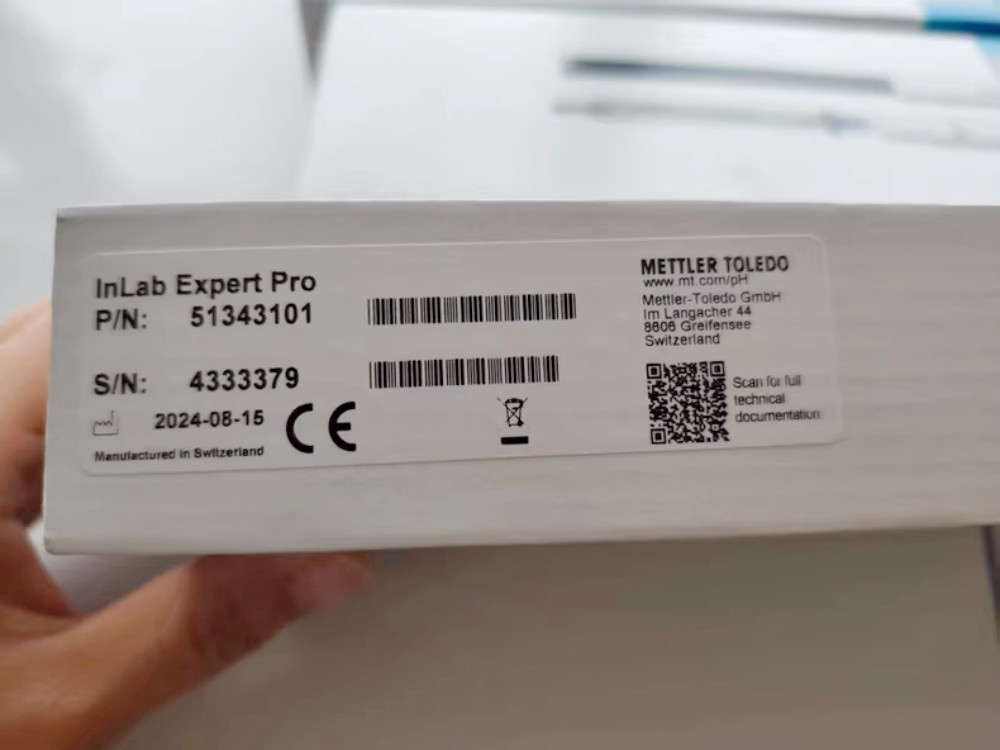 Mettler Toledo Inlab Expert Pro 51343101 Three in One PH Electrode FedEx or DHL
