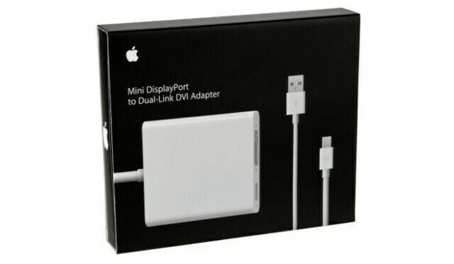 Apple Mini Display Port to Dual-Link DVI Adapter MB571Z/A -  New OB