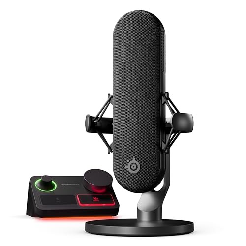 SteelSeries Alias ​​Pro PC/PS5/4 Compatible XLR Microphone for Streaming Gaming