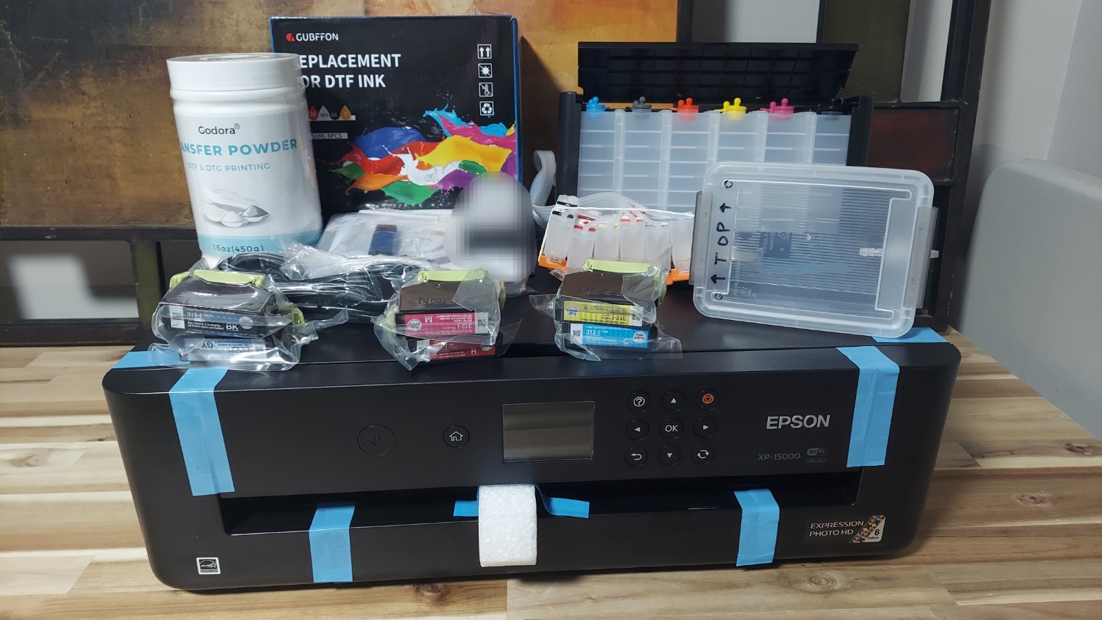 DTF Converted Epson XP-15000/ Rip Software Included 