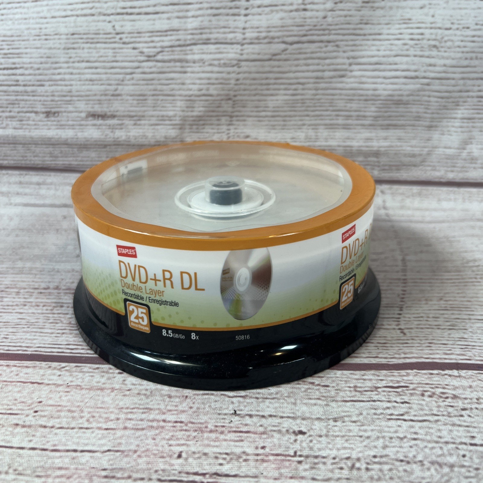 Staples Dvd + R DL double Layer Recordable Discs 25/pack 8.5 GB