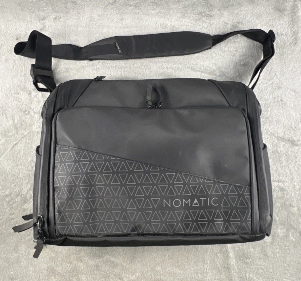 Nomatic Messenger Bag, Magnetic Shoulder Strap, Retails for $299.99