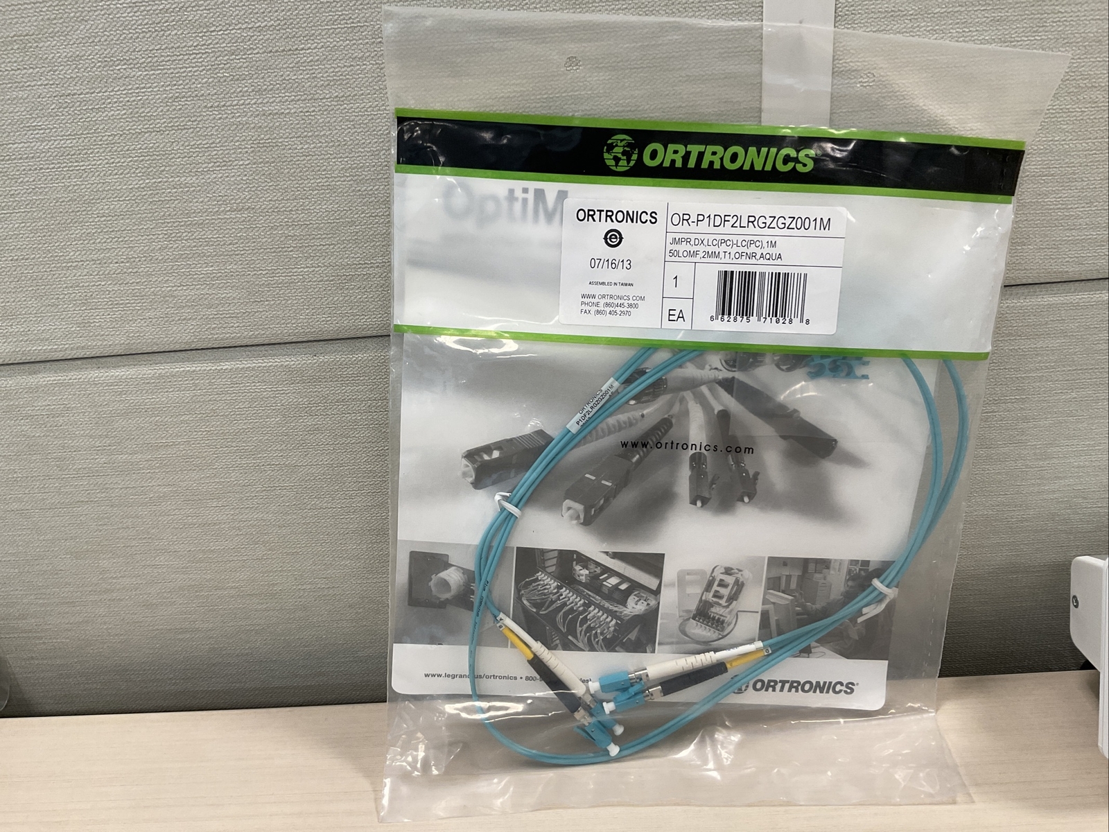 Ortronics Network cable LC/PC multi-mode (M) 1 m fiber optic 50 Lot 12 New
