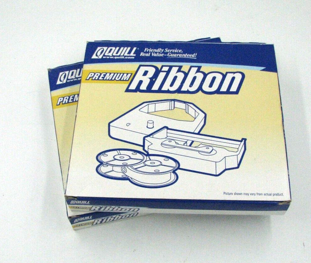 2 pak Quill Typewriter Ribbon 7-11301 Olympia Mastertype,startype,supertype