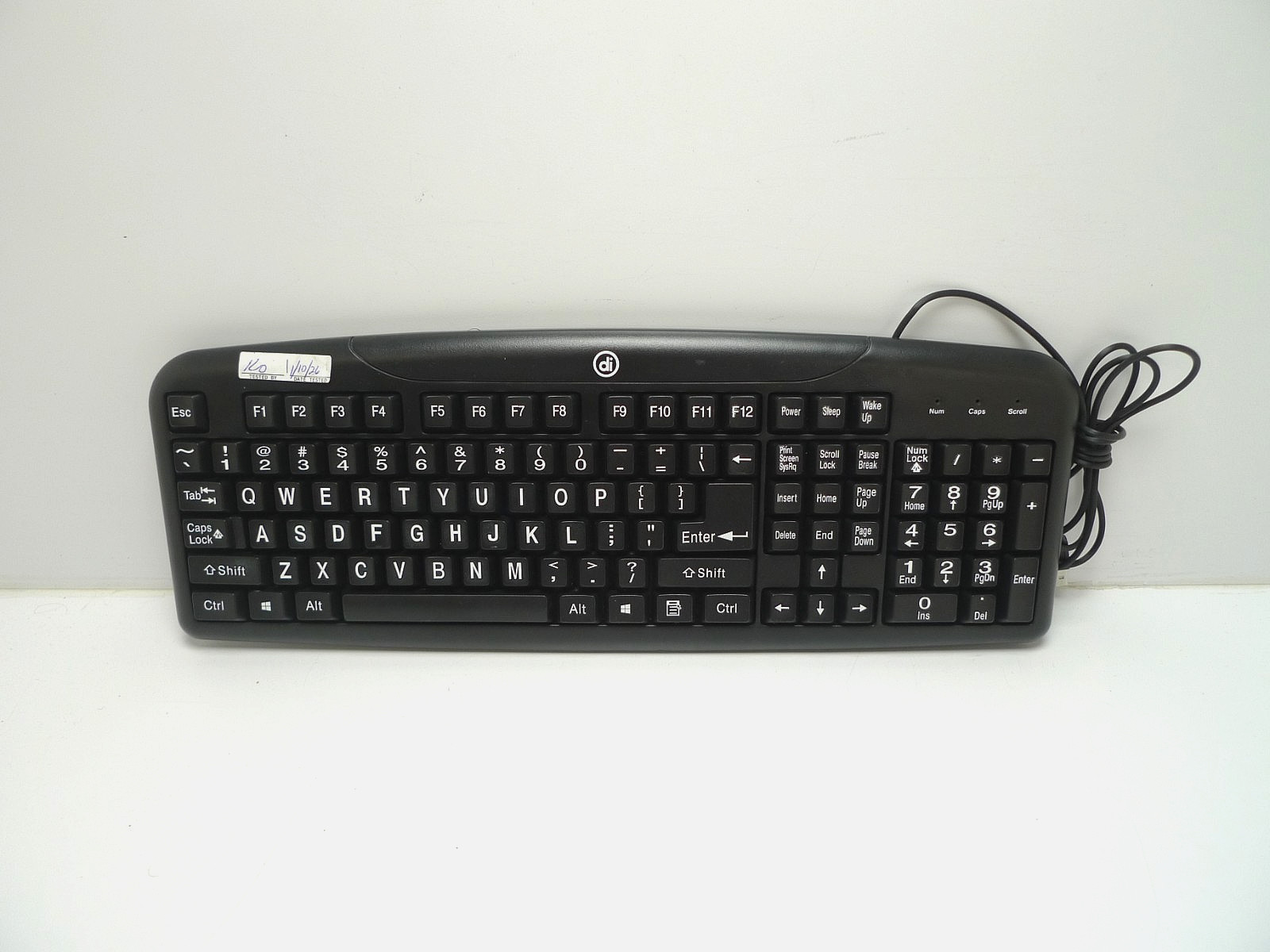 DI Digital Innovations Black Easy-View USB Wired Keyboard #4250400
