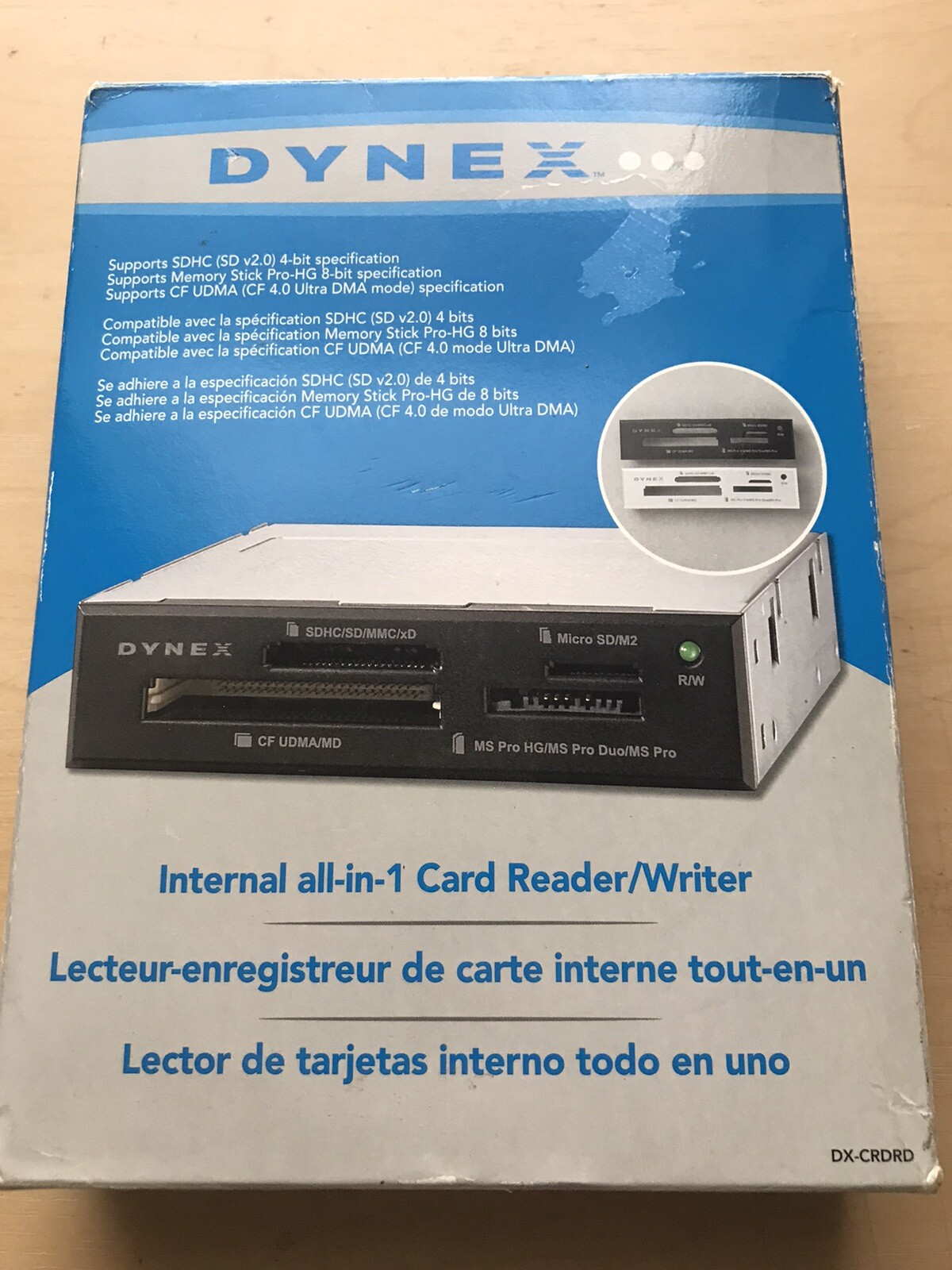 dynex Internal all in 1 card reader writer