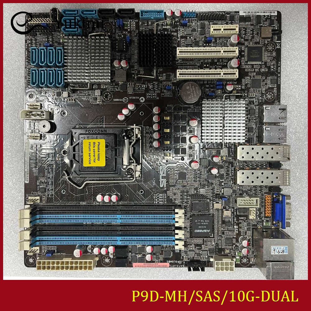 FOR ASUS P9D-MH/10G-DUAL LGA 1150 VGA DDR3 M-ATX Motherboard Test OK