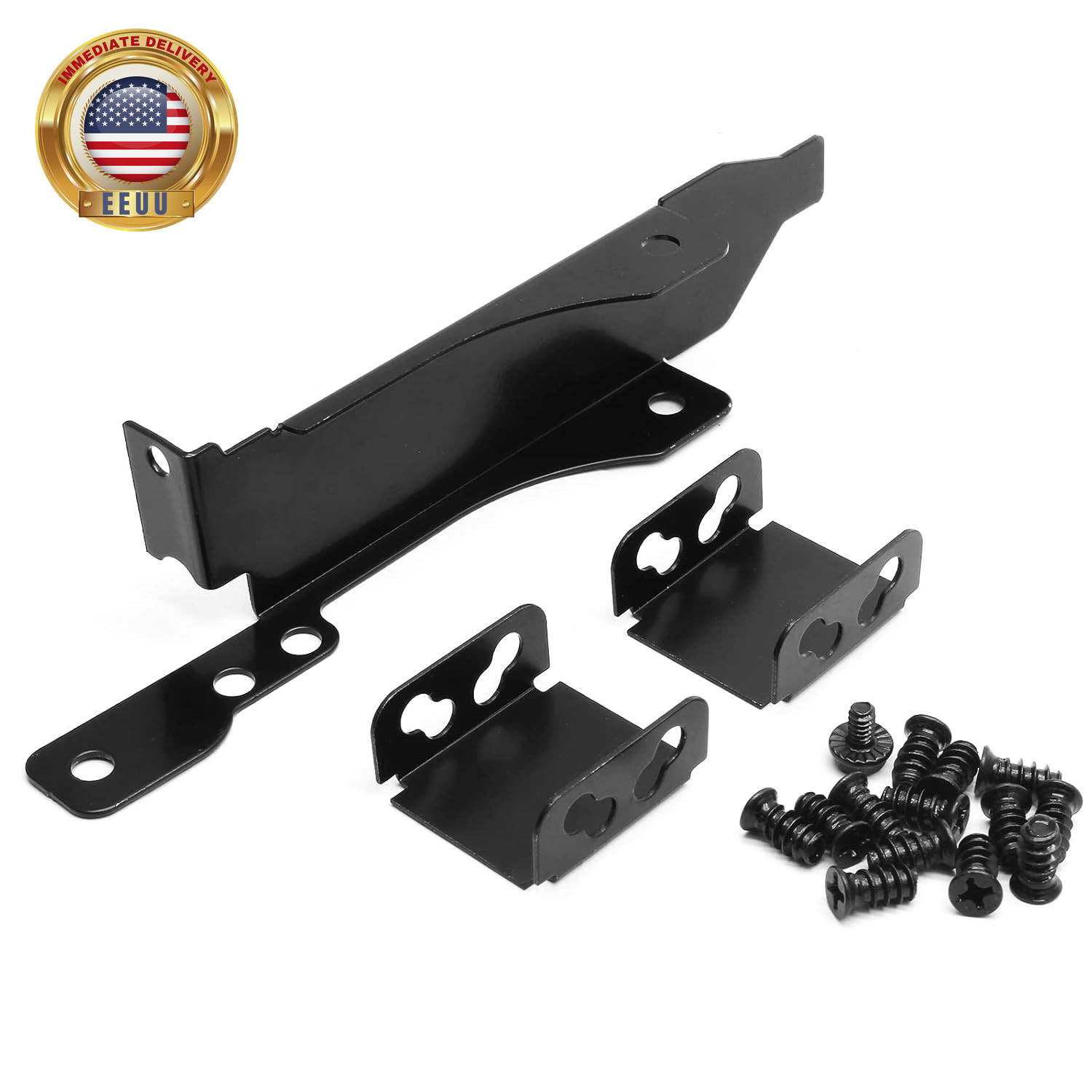3 Slots Dual Fan Mount Rack PCI Slot Bracket for 8Cm/9Cm/12Cm Fans Computer Radi