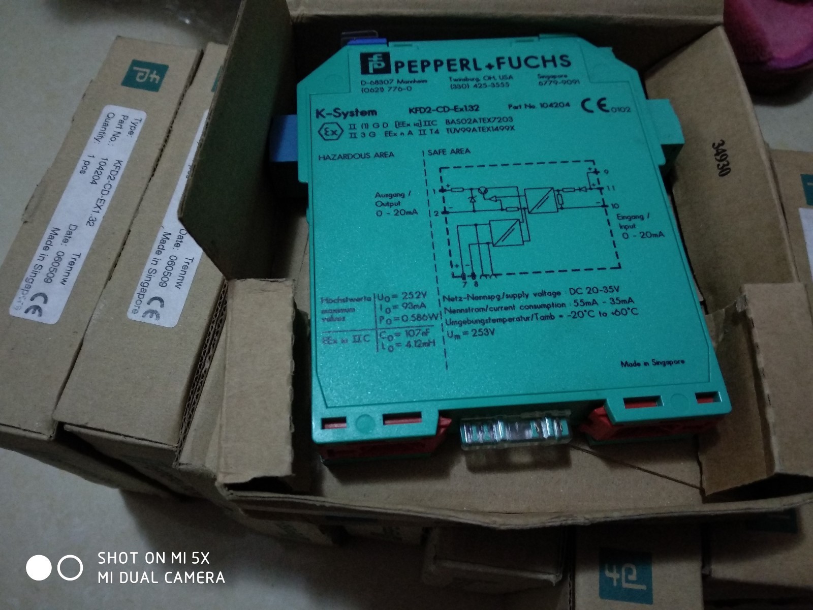 1 PCS NEW IN BOX Pepperl + Fuchs KFD2-CD-EX1.32 ALL NEW Current Driver 4-20mA