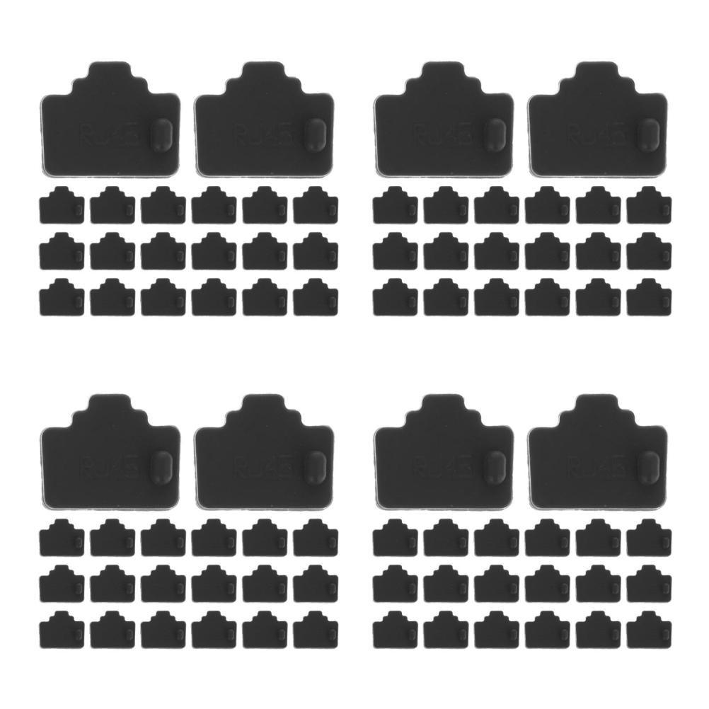 240Pcs Reusable Rj45 Anti Dust Silicone Plugs for Computer Ethernet Ports
