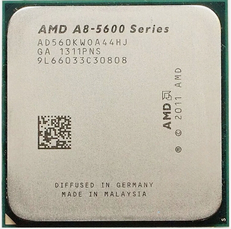AMD A8-5600K CPU Quad core 4M 3.6 GHz AD560KWOA44HJ 100W Socket FM2 Processors