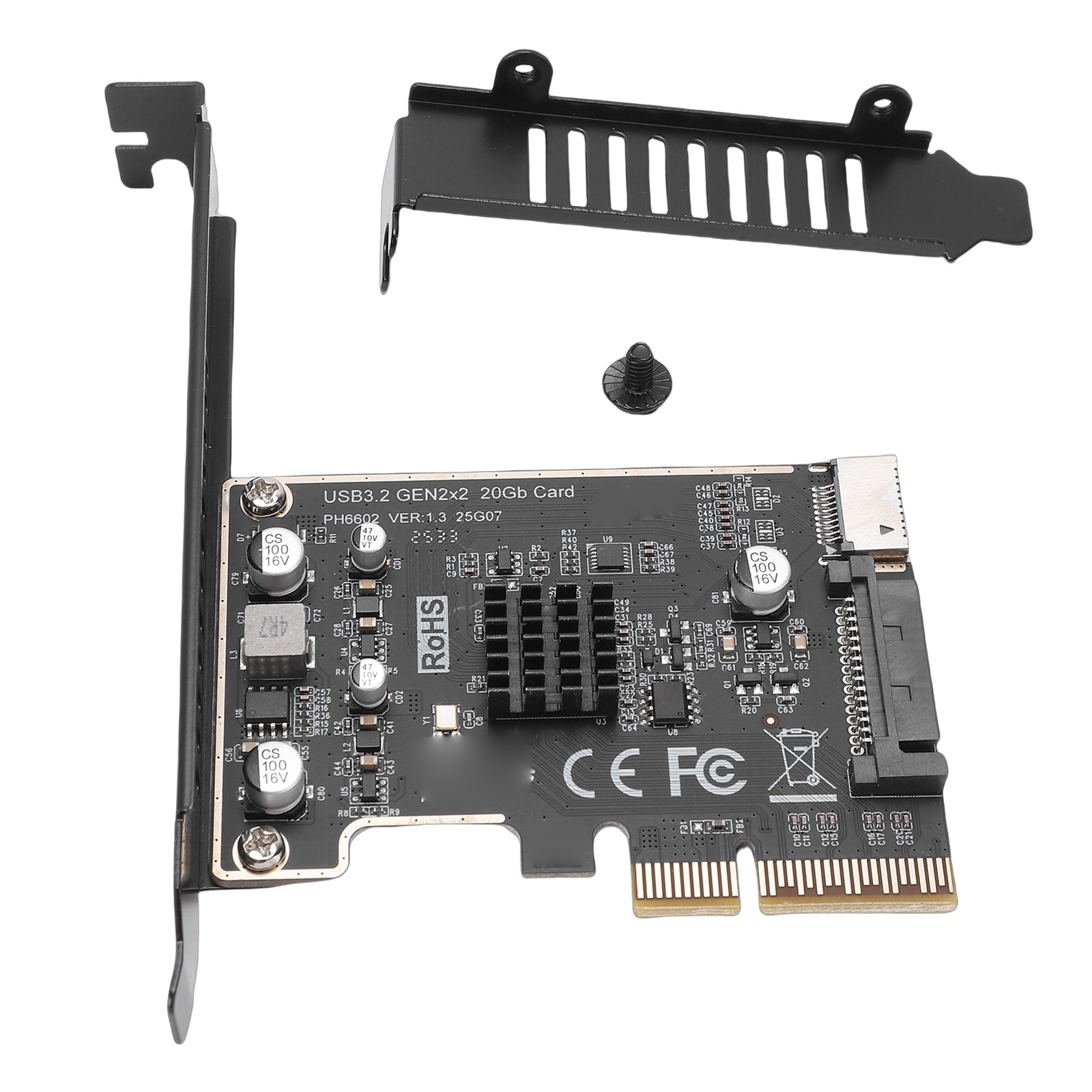 High Speed 20Gbps PCI Express Expansion Card For PCIE X4 X8 X16 FHNY