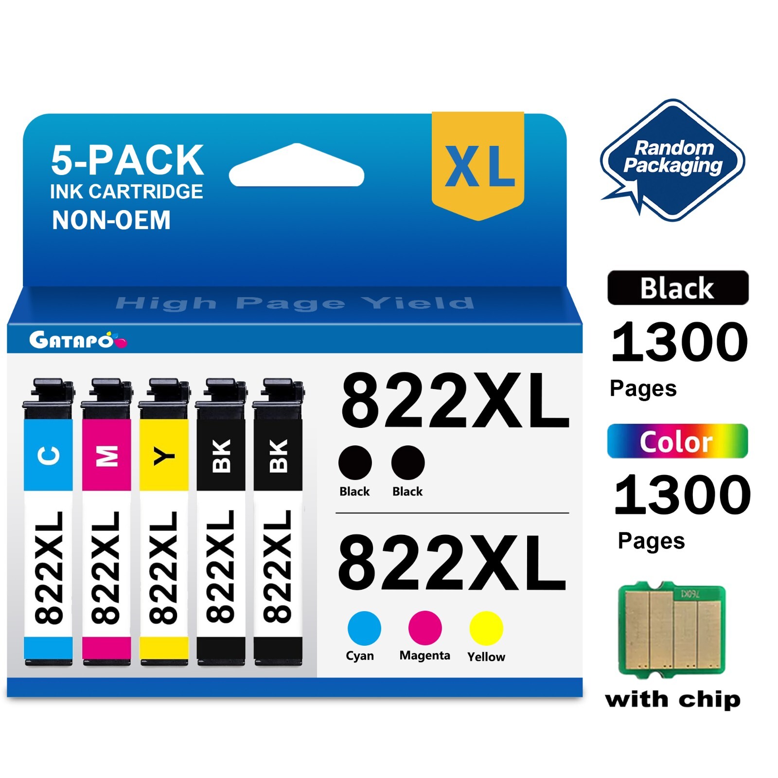 822XL T882XL Ink Cartridge For Epson WorkForce Pro WF4833 WF4834 WF4820
