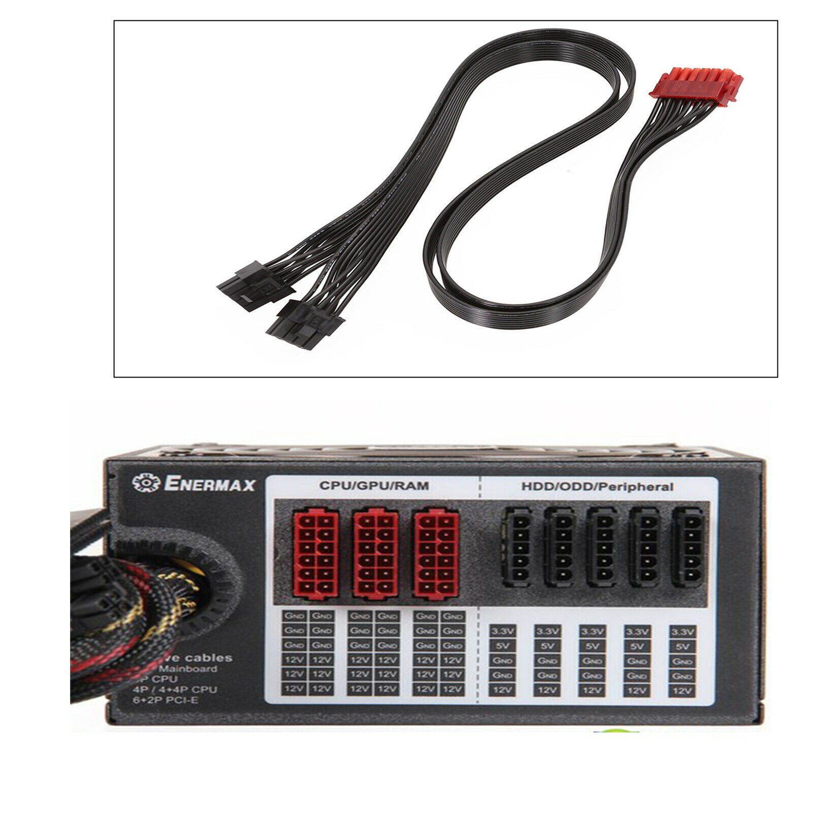 Graphics Card Line Module Cable Cord 12Pin To Power Cord for Enermax Modular PSU