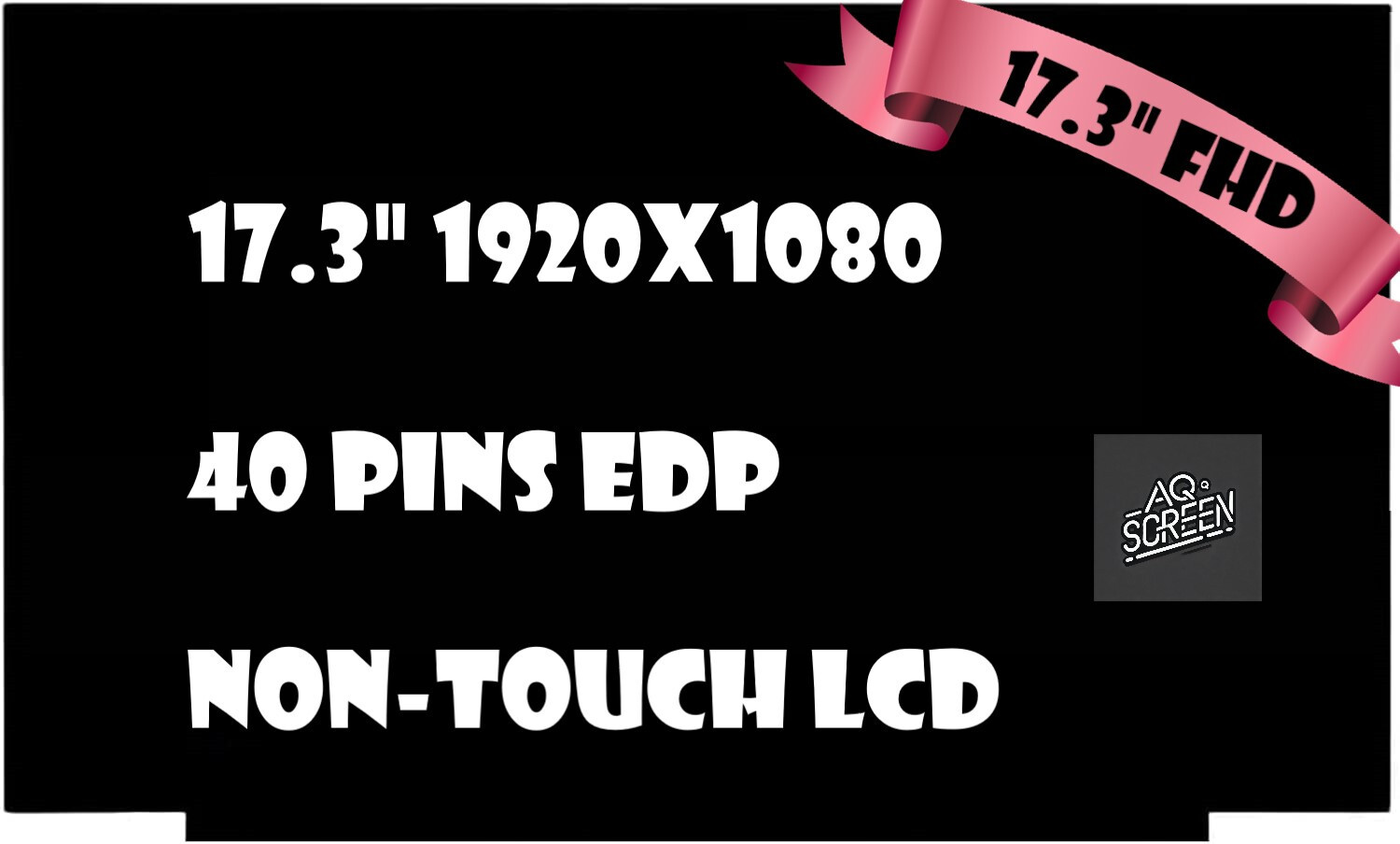 Alienware x17 R2 P48E 17.3 LCD LED Screen 40PIN FHD+ 360Hz AWM17R5-A355BLK-PUS