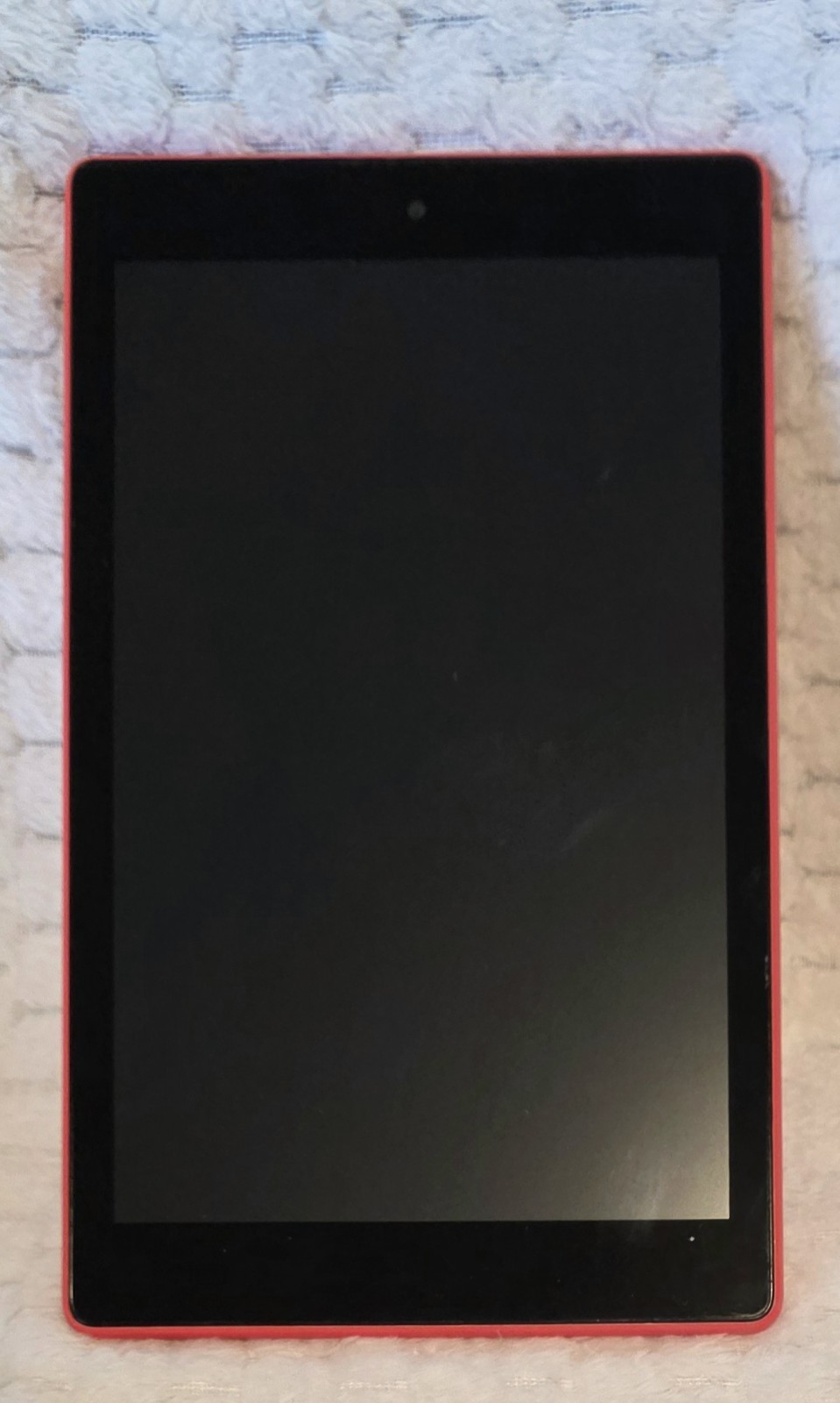 Amazon Fire HD 8 Tablet 8th Gen (2018) 8" Wi-Fi Red - Reset, Works, Ready to Use