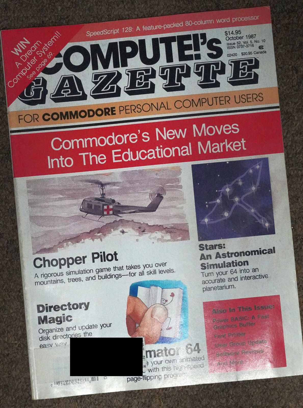 Compute's Gazette For Commodore Personal Computer Users Oct 1988