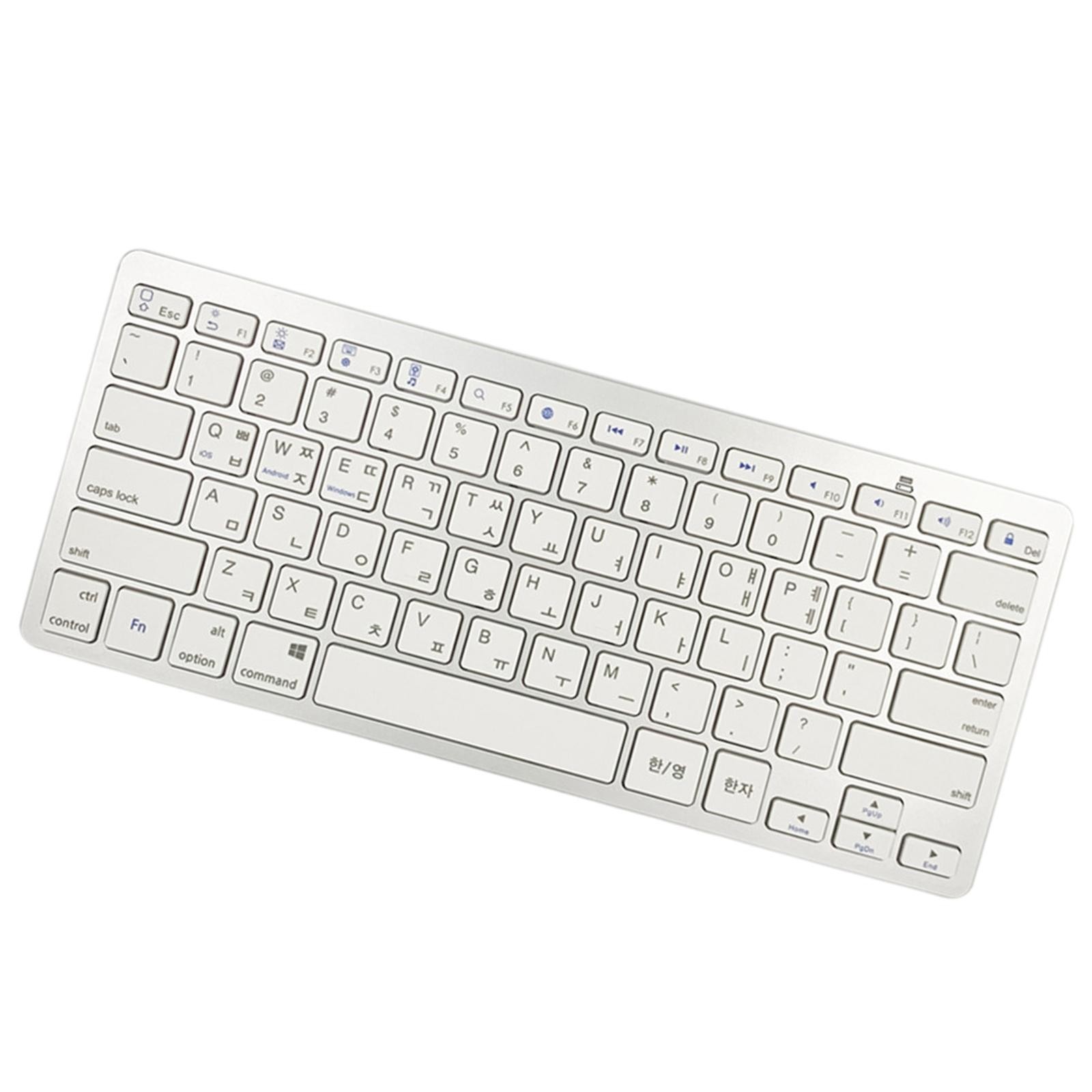 Portable Slim Korean Language 78 Keys Keyboard for Computer
