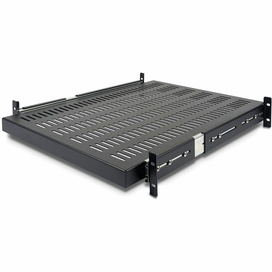 StarTech 2U 20 to 30in Adjustable Mounting Depth Vented Sliding Rack Mount Shelf