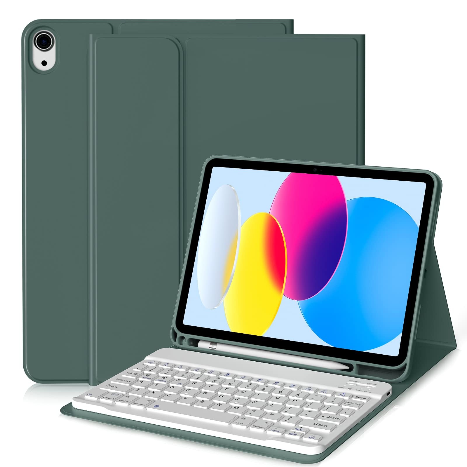 aoub Keyboard Case for iPad A16 11th 10th Generation Case with Keyboard 2025/...