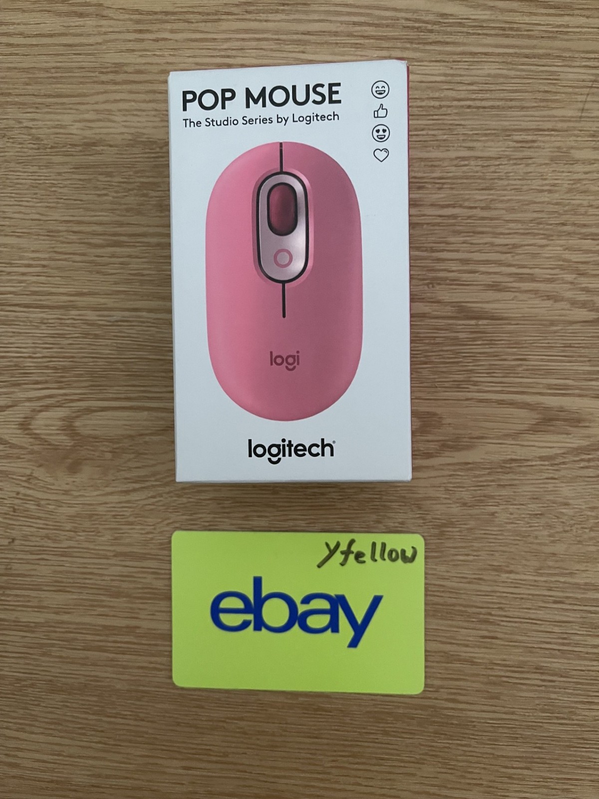 Brand New Logitech POP Wireless Mouse - Heartbreaker Rose 910-006545