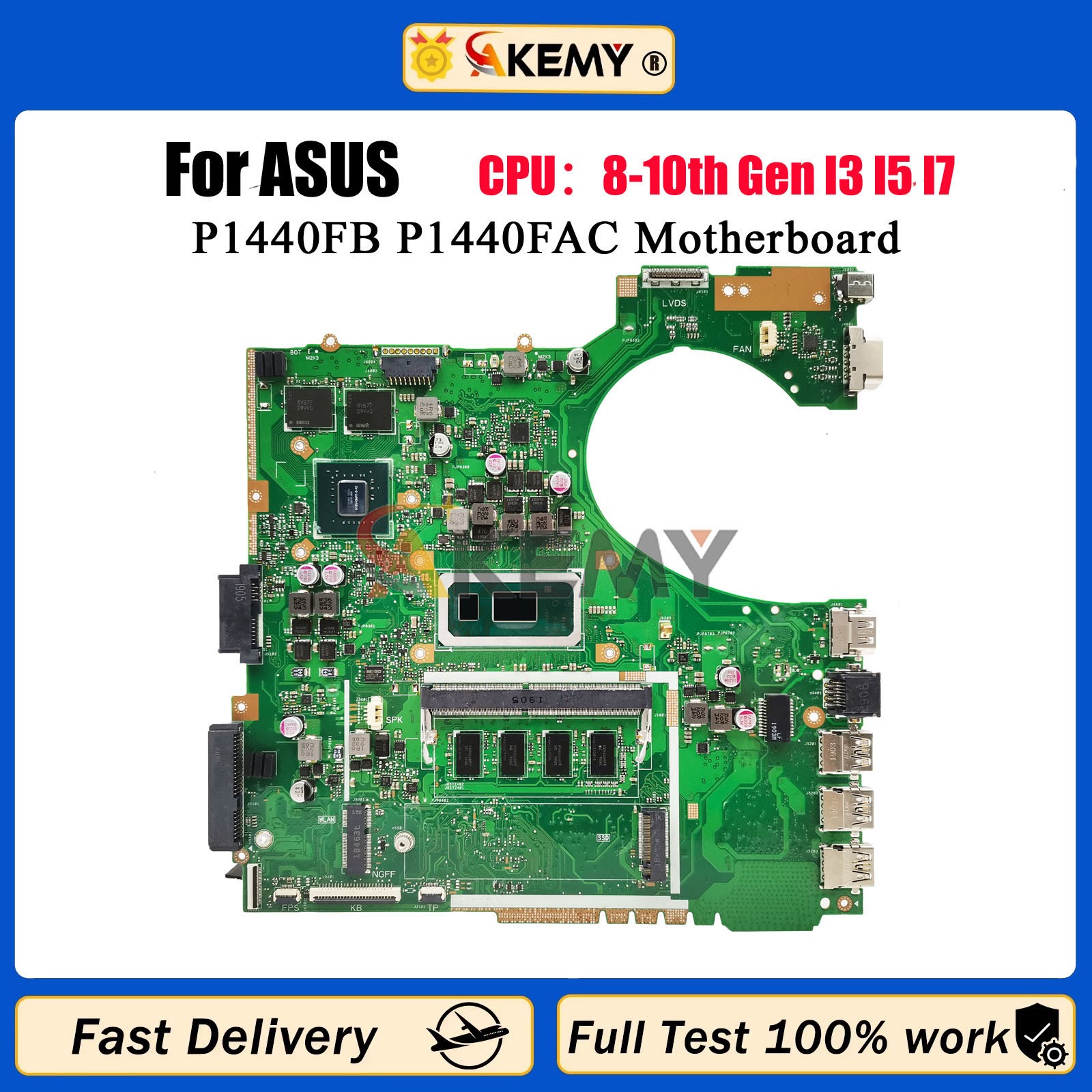 P1440FB Laptop Motherboard For ASUS B1440FA P1440FA P1440FAC I3 I5 I7 Mainboard